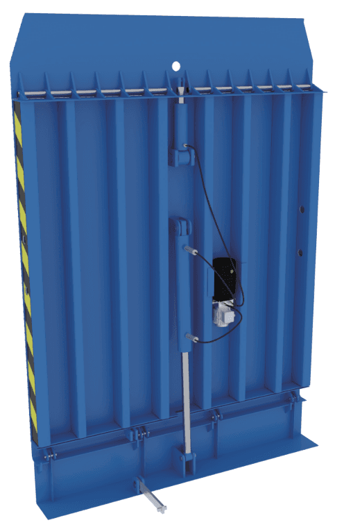 Vertical Dock Leveler — supplier product illustration