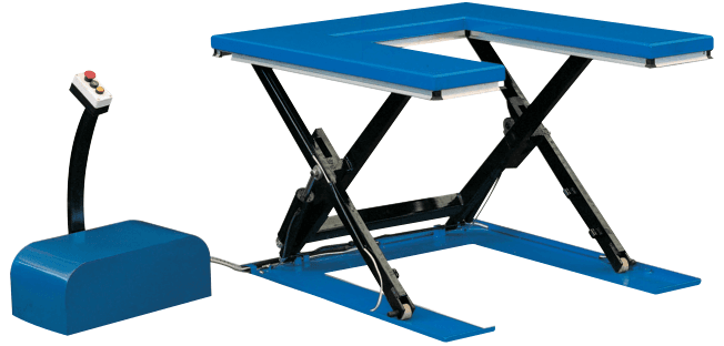 U-Type Scissor Lift Table — supplier product illustration