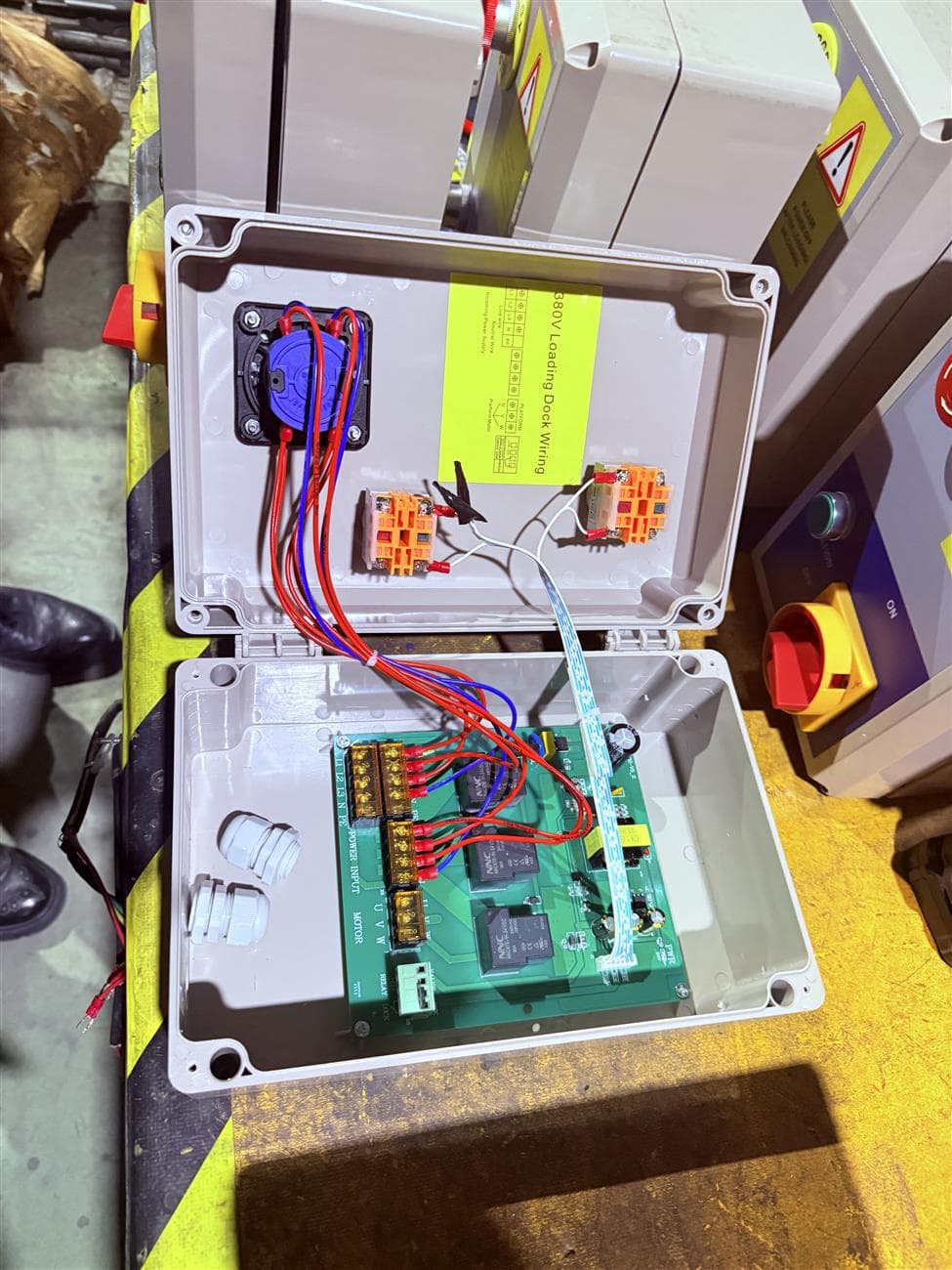 Supplier reference photograph of a leveler control assembly